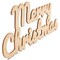 Script Wood “Merry Christmas" Cutout, From 12"- 22" | Woodpeckers